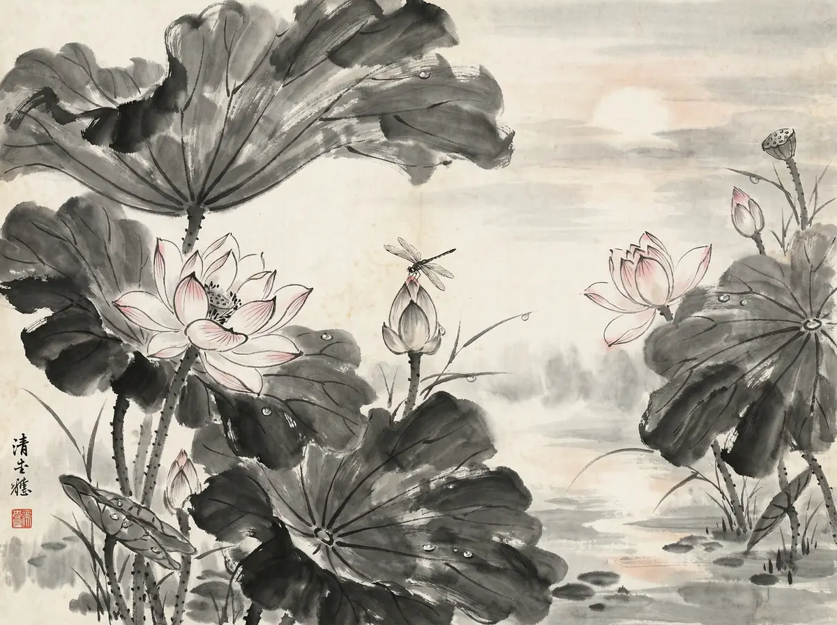 ag百家乐旅行家专栏莲花池水墨画